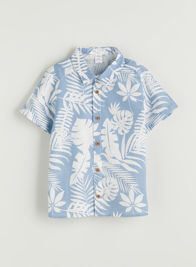 ال سي وايكيكي طقم قميص وشورت أولادي مطبوع (2 قطعة) - Image 2